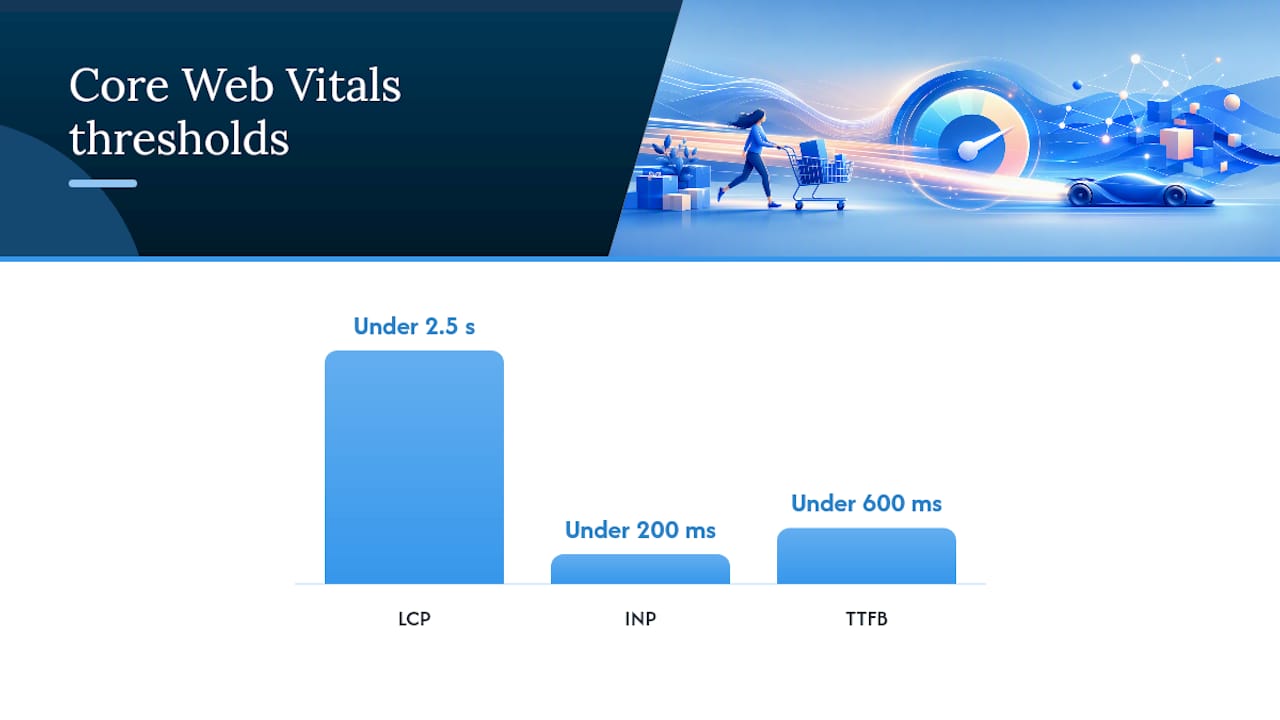 Core Web Vitals: what the metrics mean and what to target — overview diagram