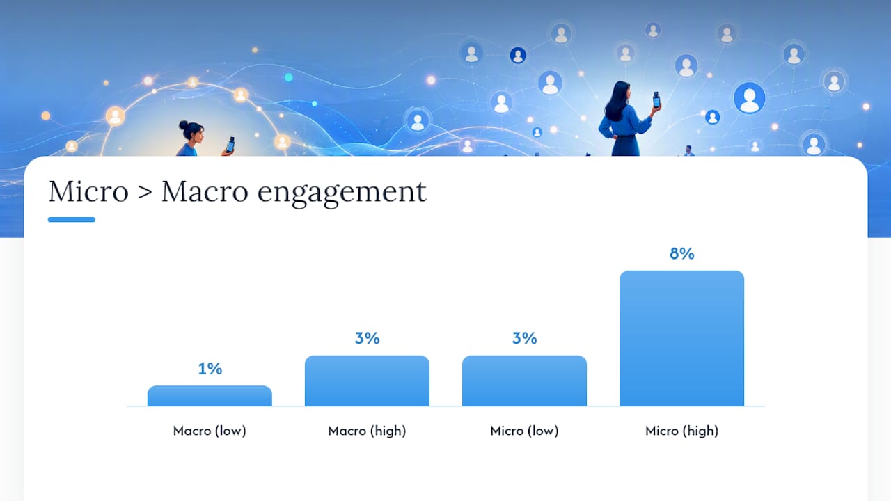 When Do Micro and Nano Influencers Win? — overview diagram