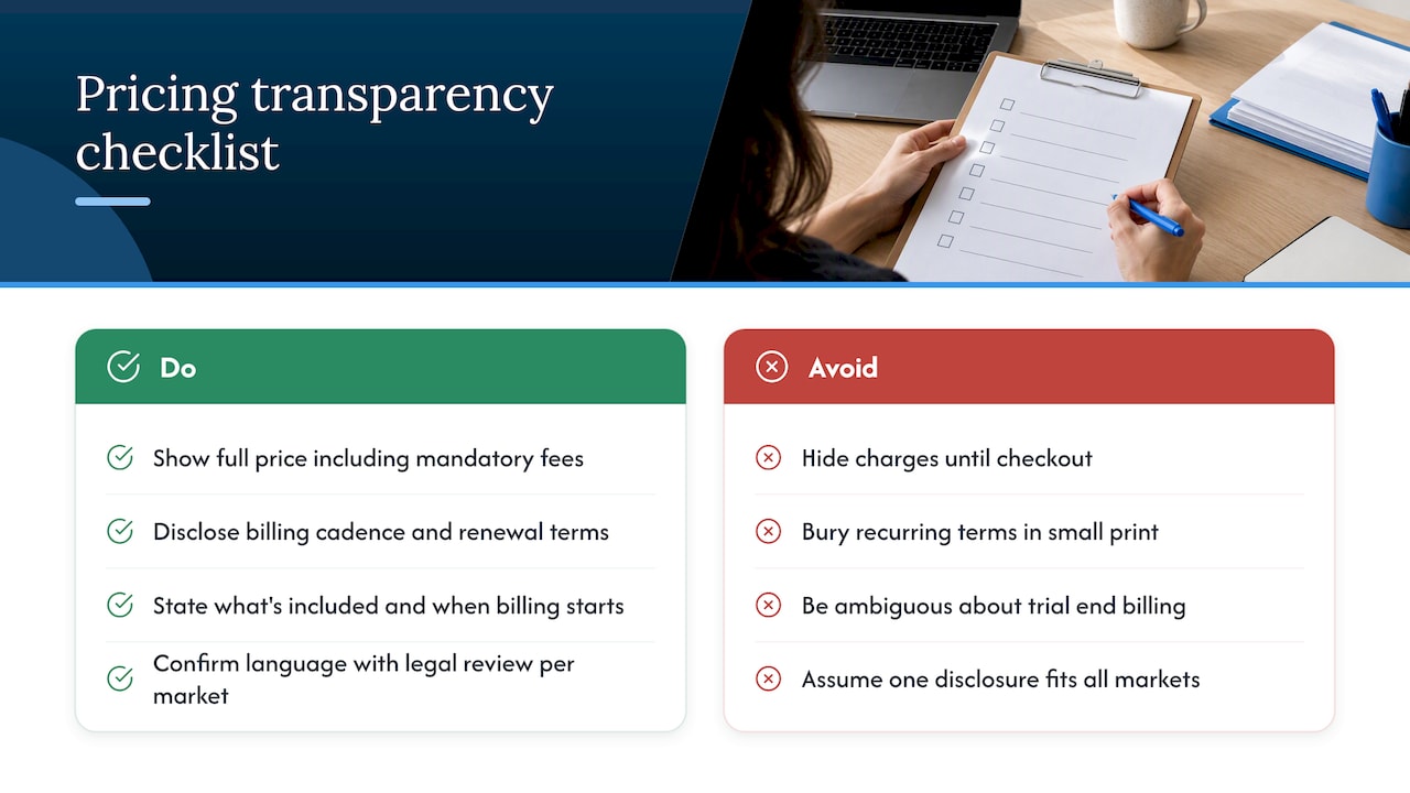 Legal and Compliance Considerations for Pricing Transparency — overview diagram