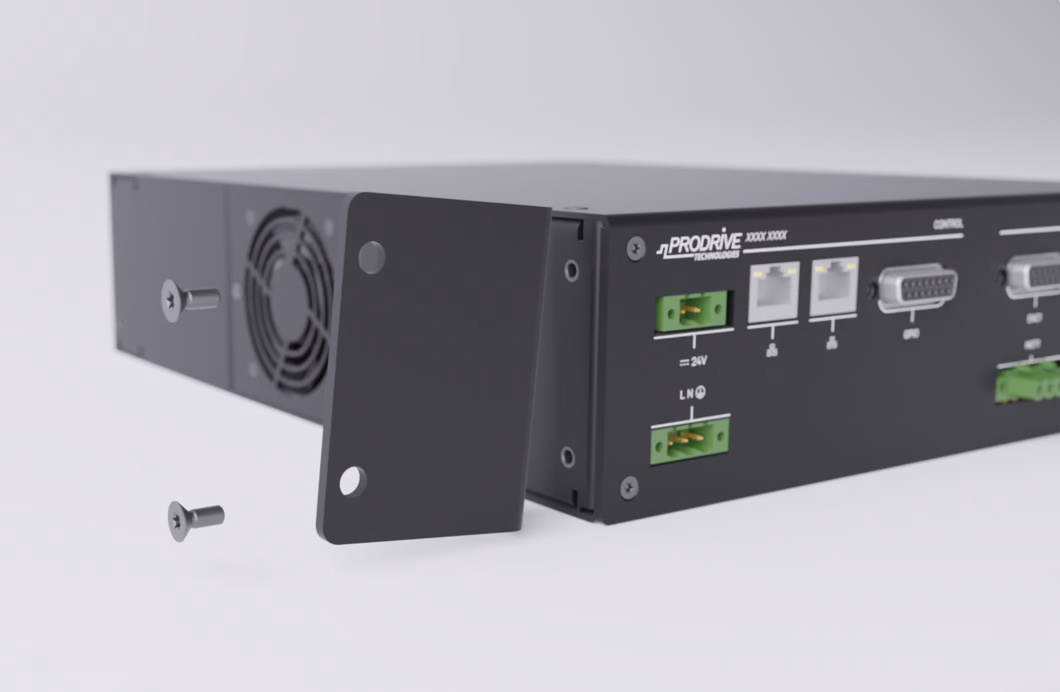 A Rack mounted PC with modular mounting under tables and standalone using just a few simple screws.