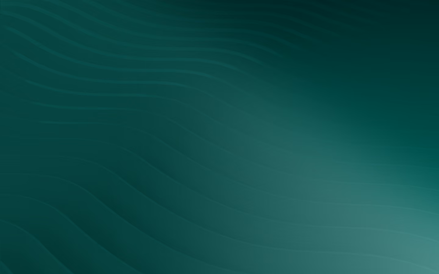 Dark teal background with subtle wavy horizontal lines fading from left to right.