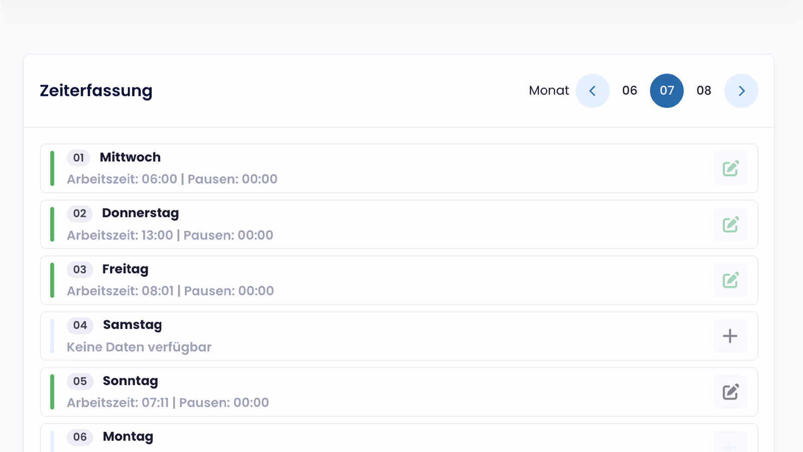 Rilevazione presenze mobile nell'app wegaPlan