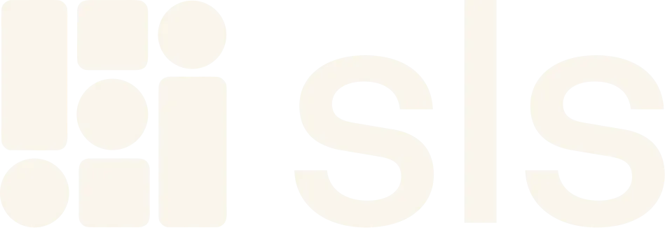 SLS-logo in lichte kleur