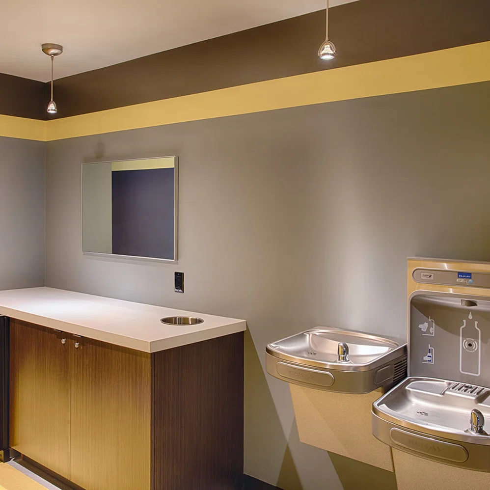 Bathroom area