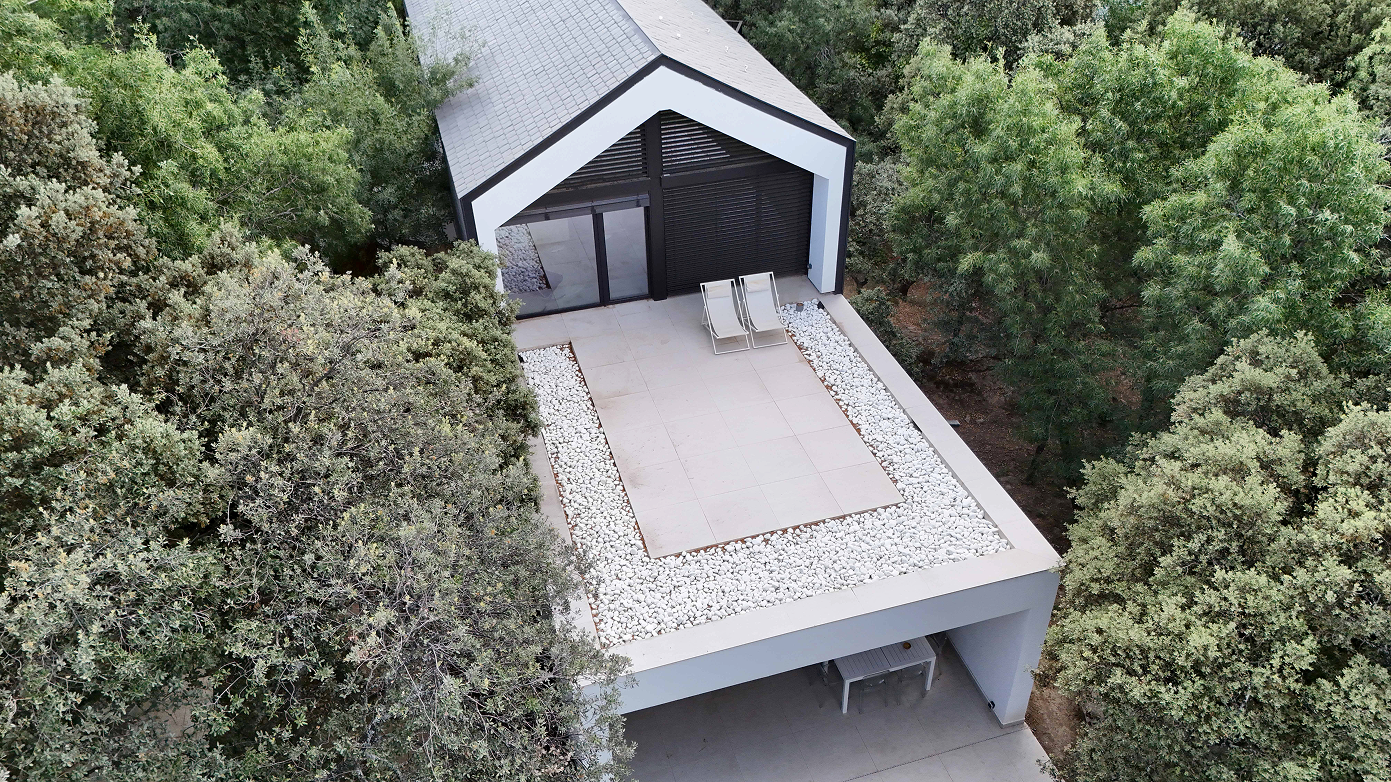 Un refugio Passivhaus entre las copas.