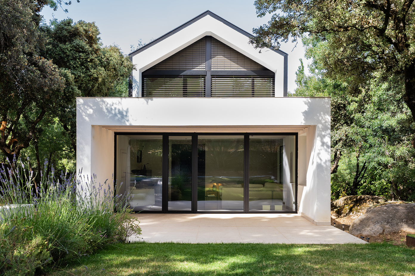 Un refugio Passivhaus entre las copas.