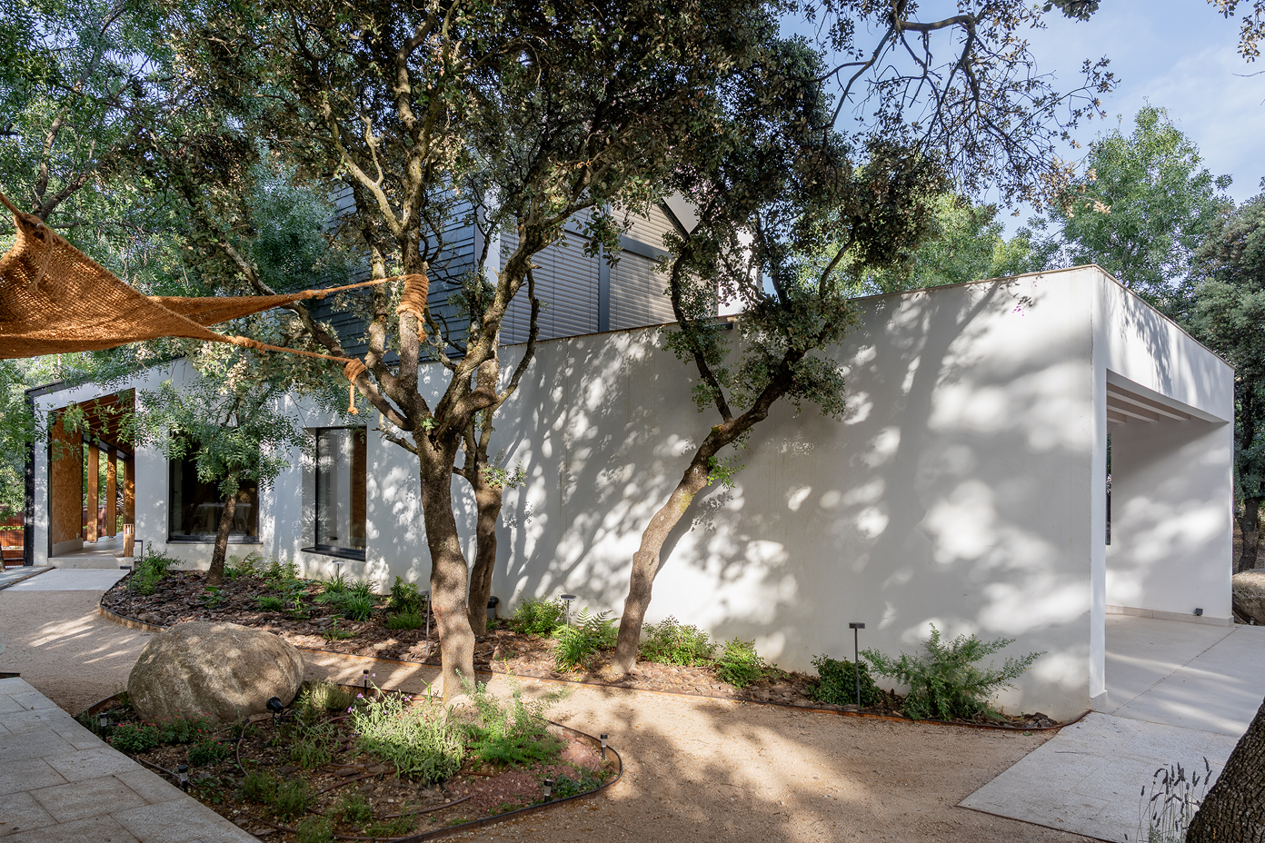 Un refugio Passivhaus entre las copas.
