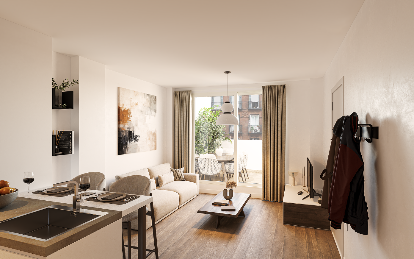 Un nuevo espacio residencial junto a Azca.