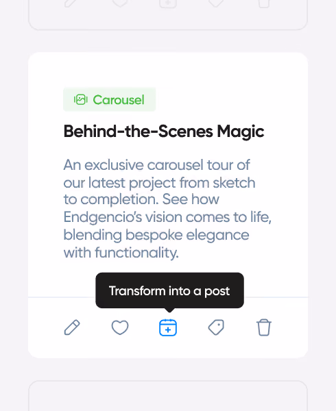 AI-powered social media content creation tool