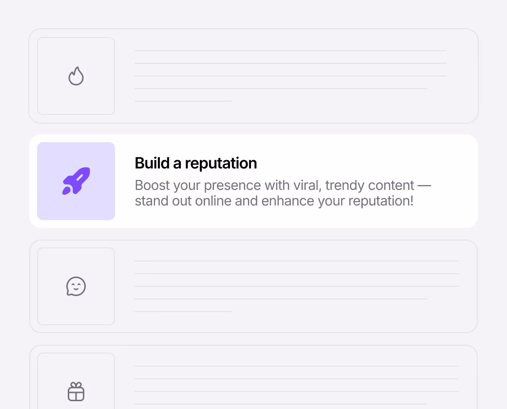 AI-powered social media content ideas generation tool
