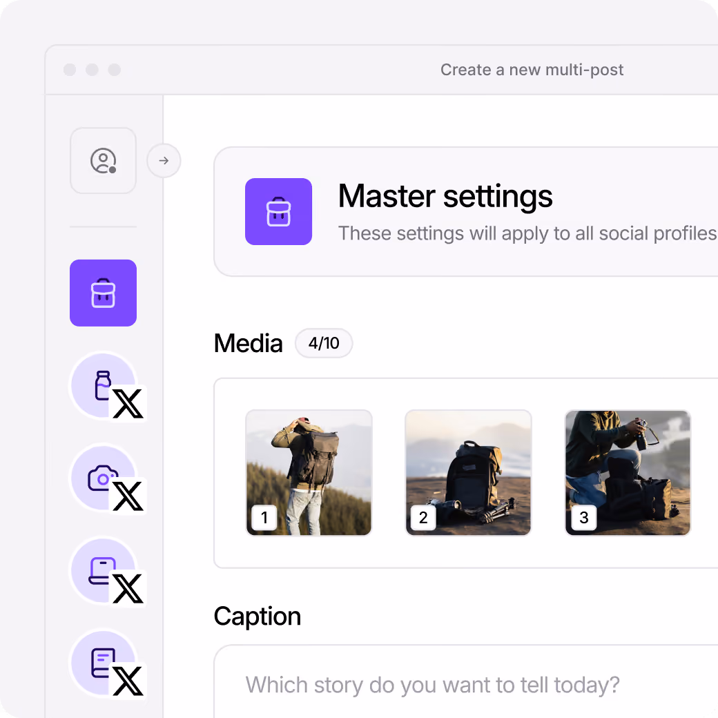 X post editor for creating and scheduling content