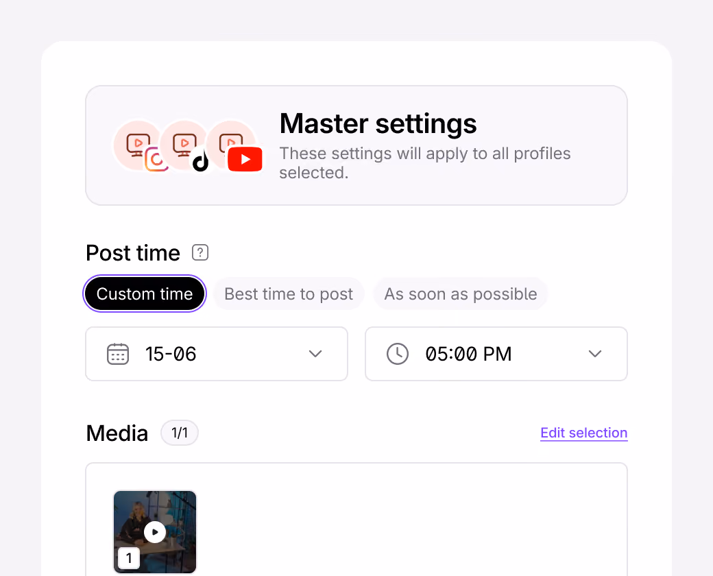 YouTube shorts editor for adding video and captions