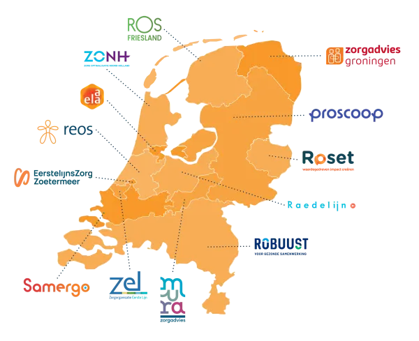 Logo van het ROS-netwerk