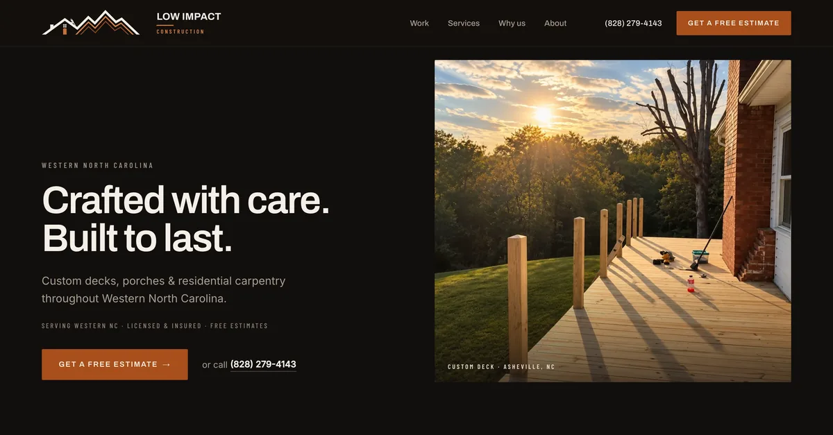 Low Impact Construction homepage