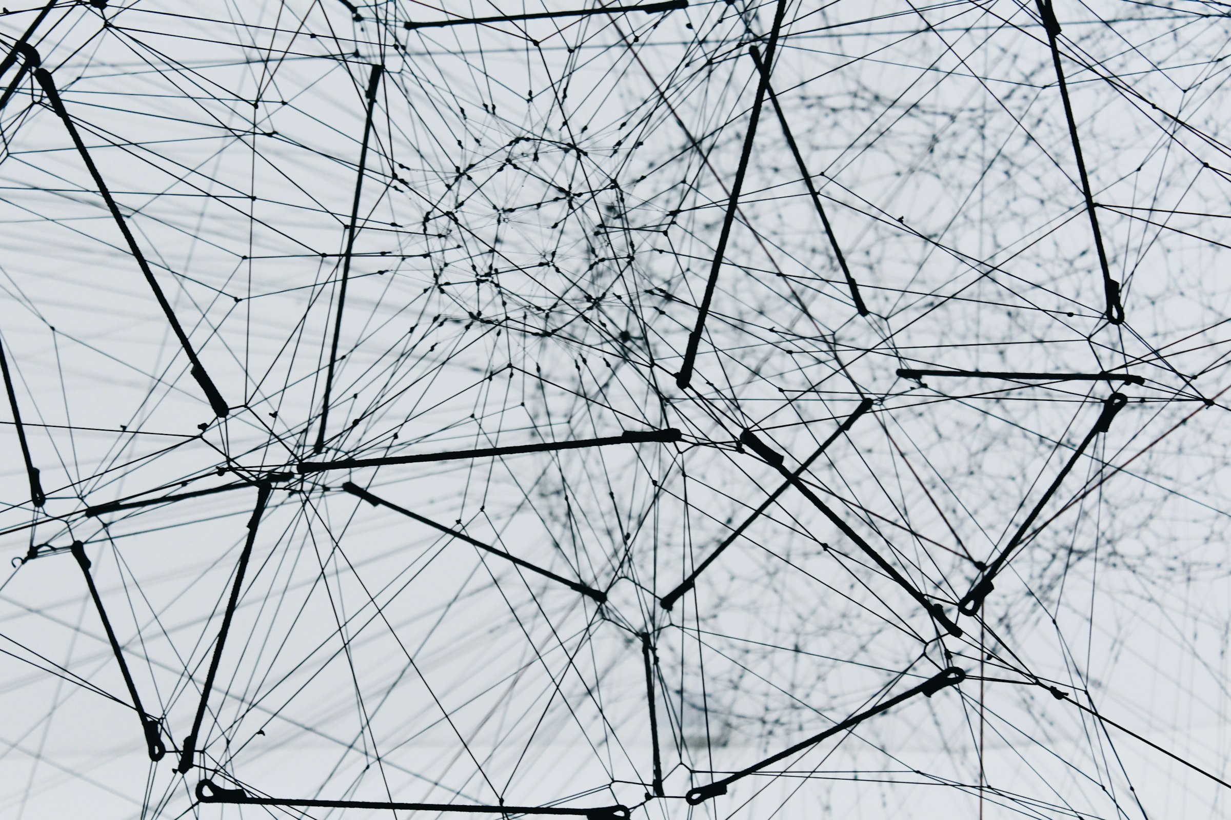 Abstract technology structure representing digital systems