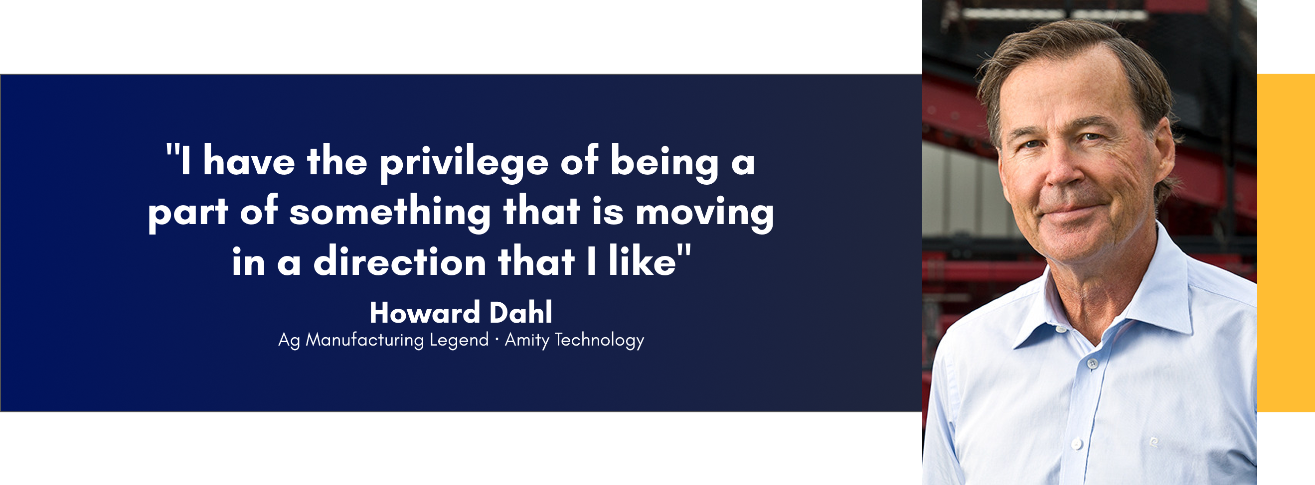 Howard Dahl manufacturing partner quote