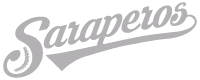 The word 'Saraperos' in a stylized script font with a sweeping tail underline.