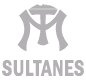 Gray stylized letter M logo above the word 'SULTANES' in capital letters.