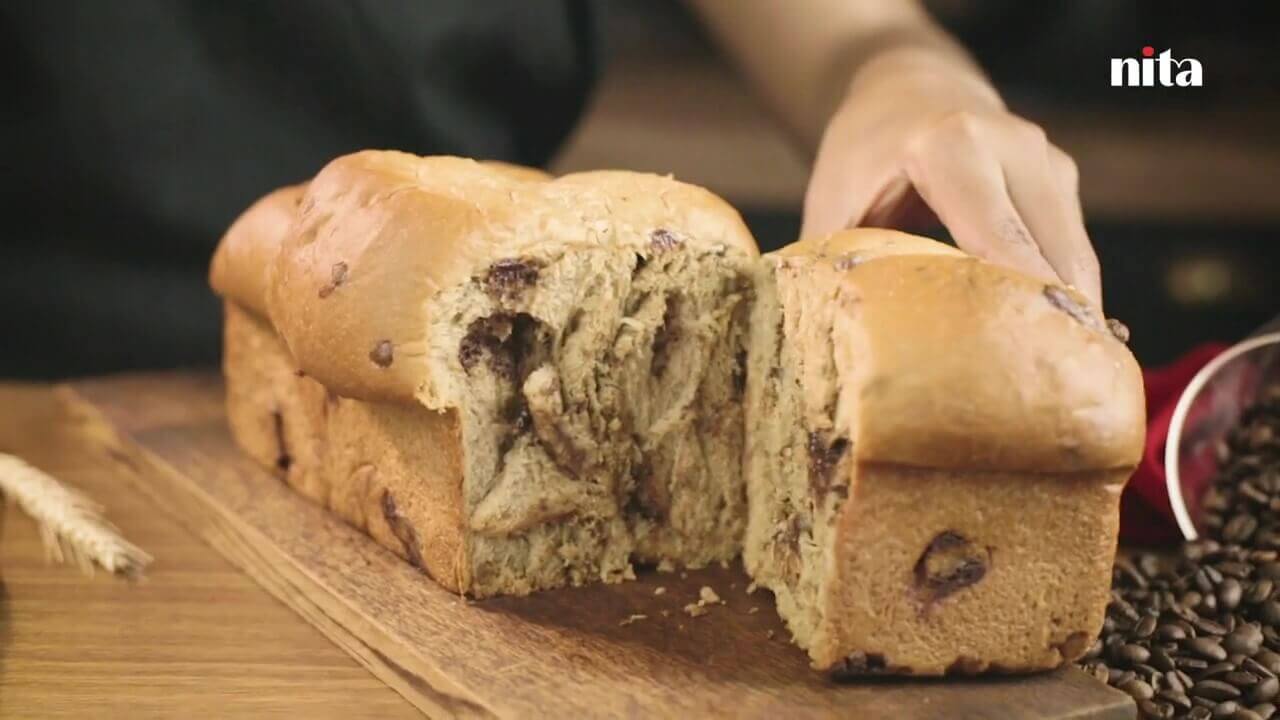 Pão de Cappuccino com Gotas de Chocolate