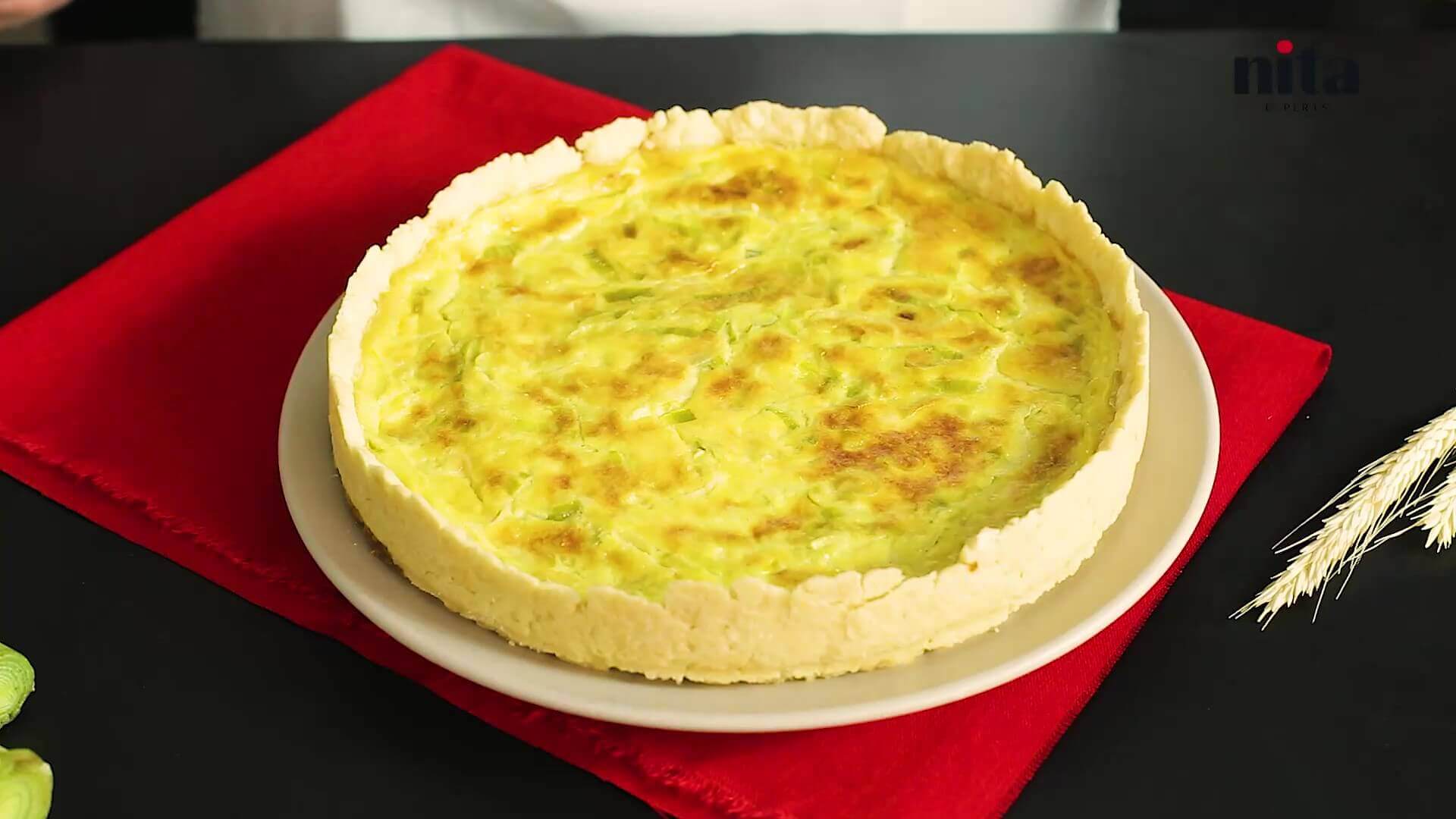 Quiche de Alho Poró