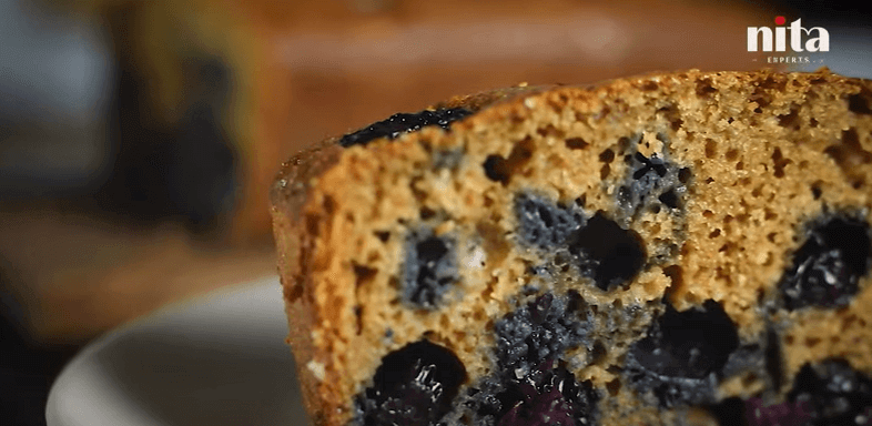 Bolo de Mirtilos