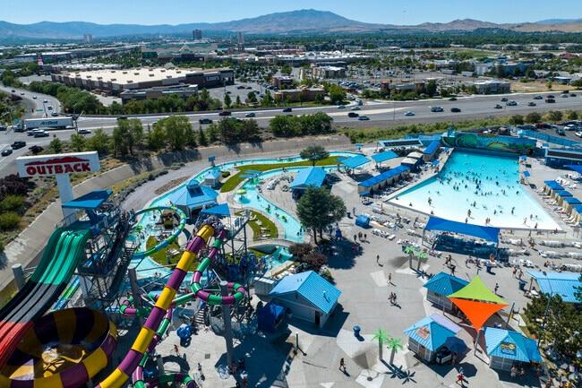 The Waterpark at Wild Island stock image