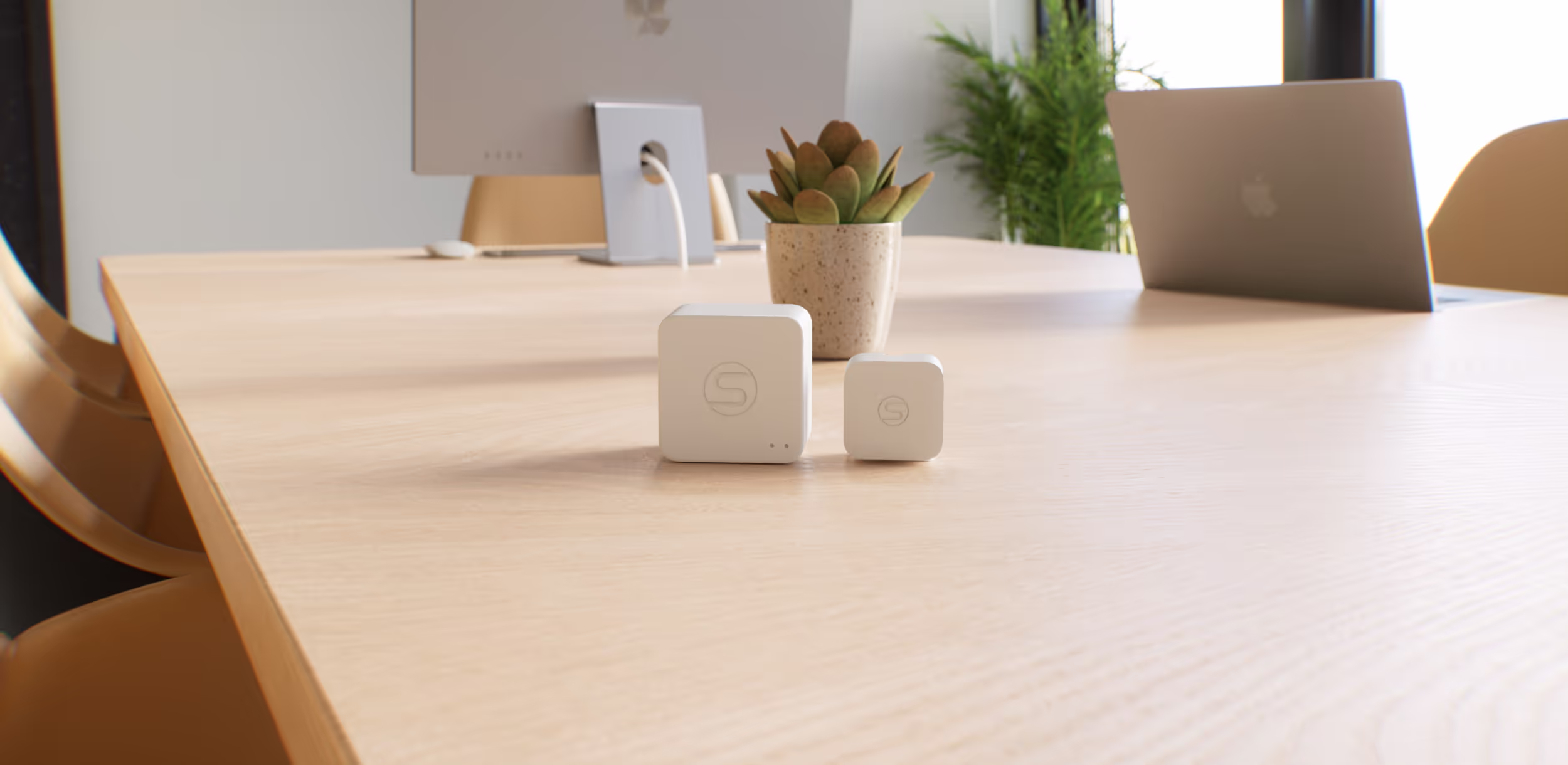 Conference room showing Macro and Micro sensor placement