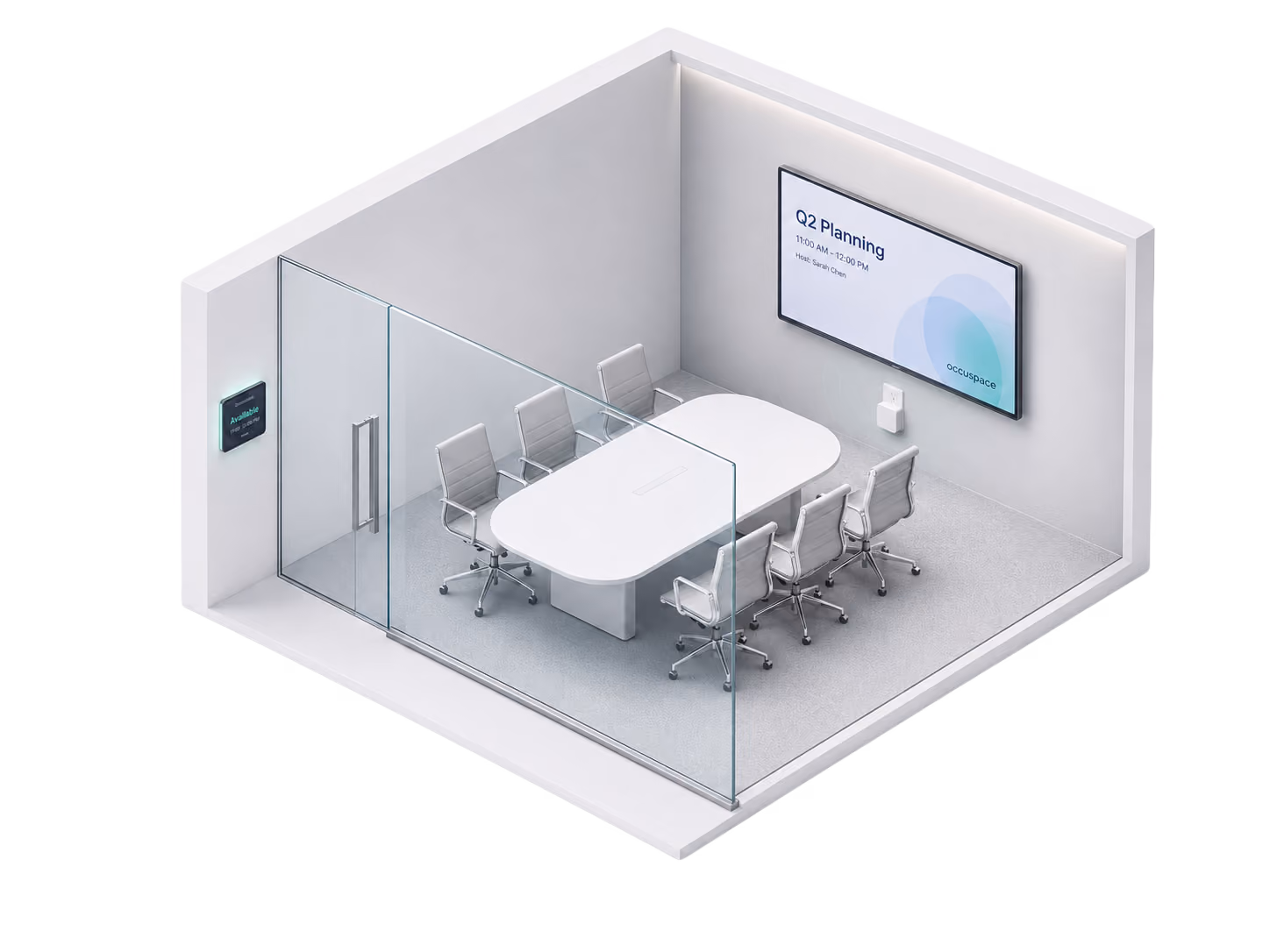 Micro occupancy sensor in a meeting room