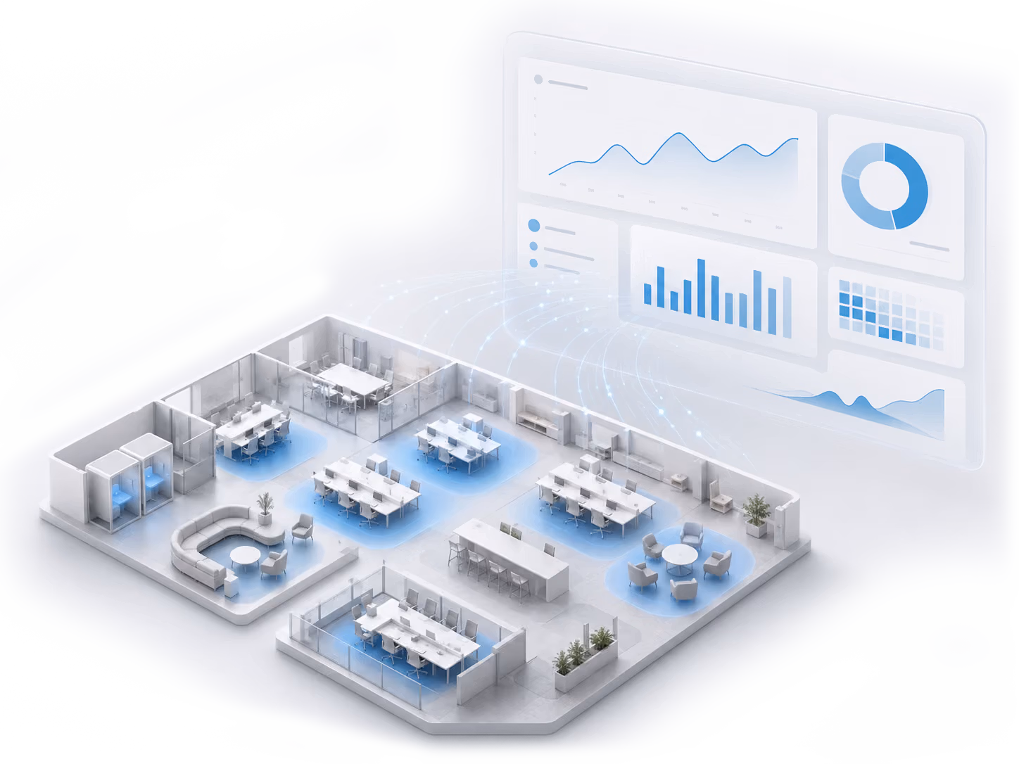 Occupancy reporting dashboard for leadership