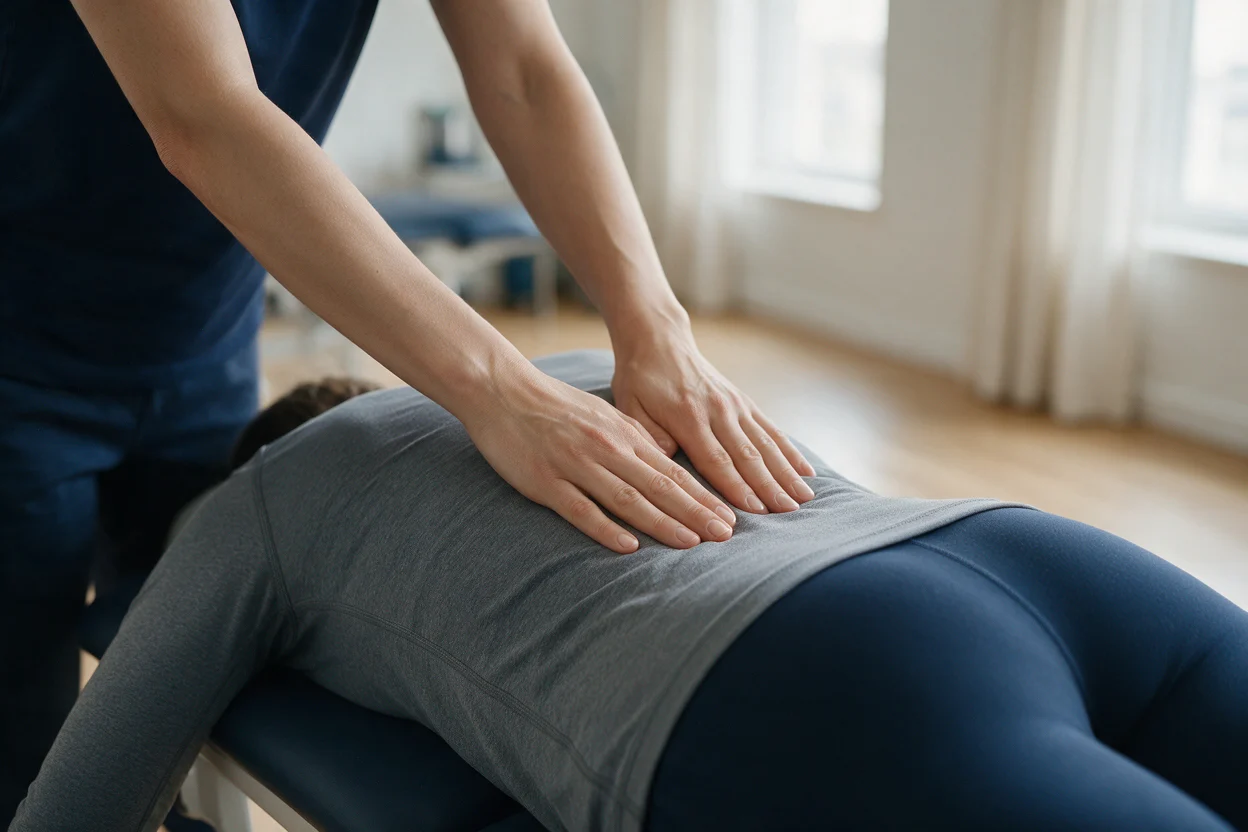 Reassuring physiotherapy for a patient living with long-term pain