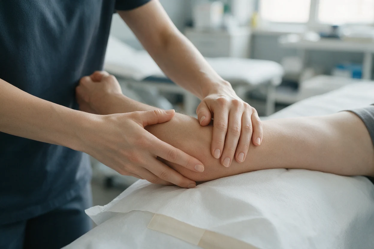 Elbow joint treatment at the physiotherapy clinic in Bury St Edmunds