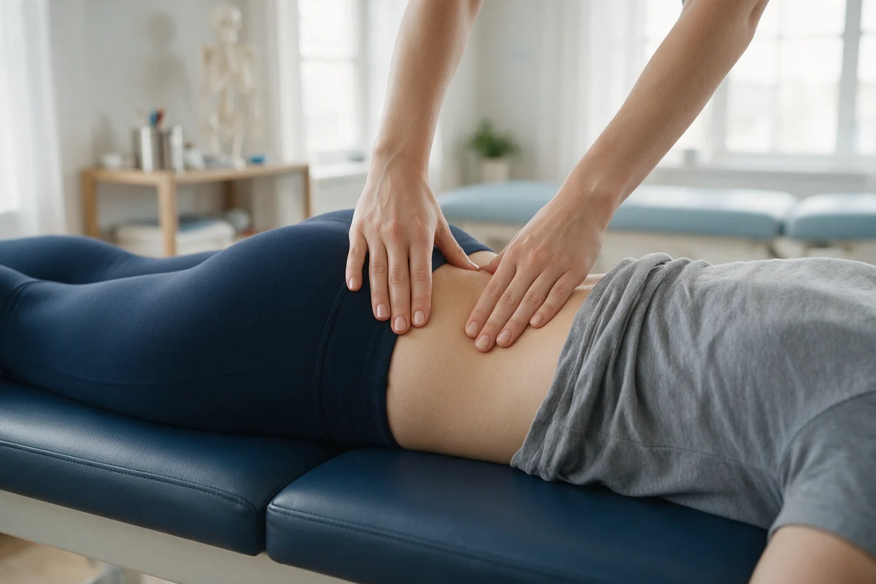 Manual therapy for low back pain in the clinic treatment room