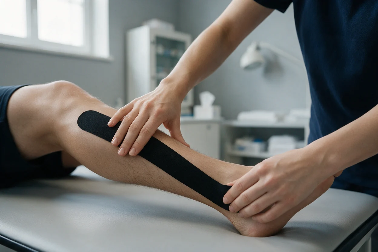 Sports injury assessment with a physiotherapist at EW Physio, Bury St Edmunds