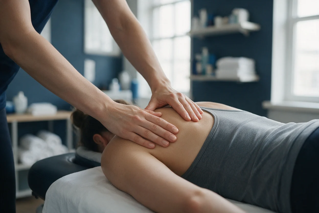 Sports massage treatment at EW Physio, Bury St Edmunds