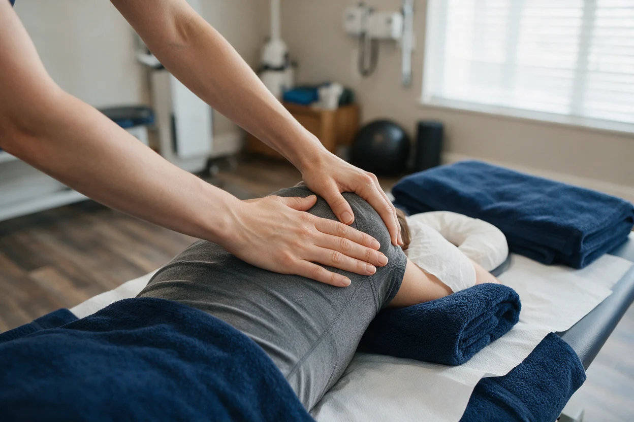 Hands-on physiotherapy assessment at EW Physio, Bury St Edmunds