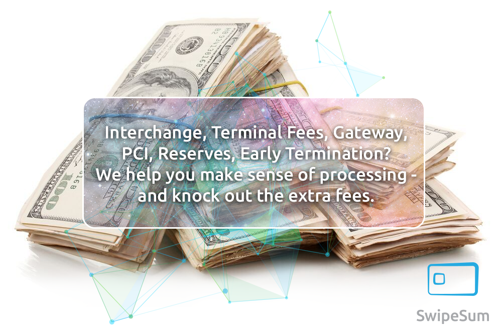 We help you make sense of processing and knock out the extra fees. - Swipesum
