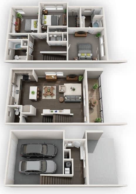 3BD, 2BTH TH2