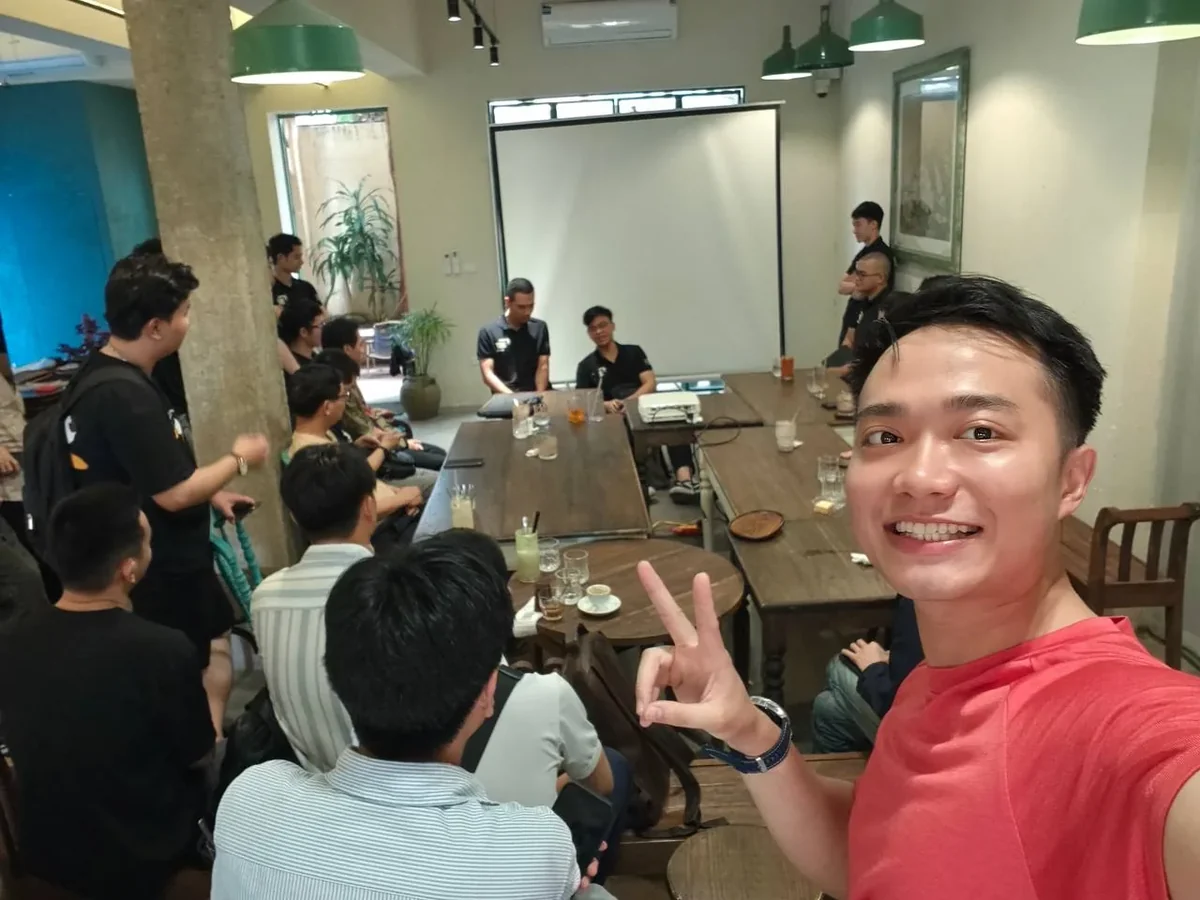 Ảnh tập thể học viên Wecommit sau buổi học