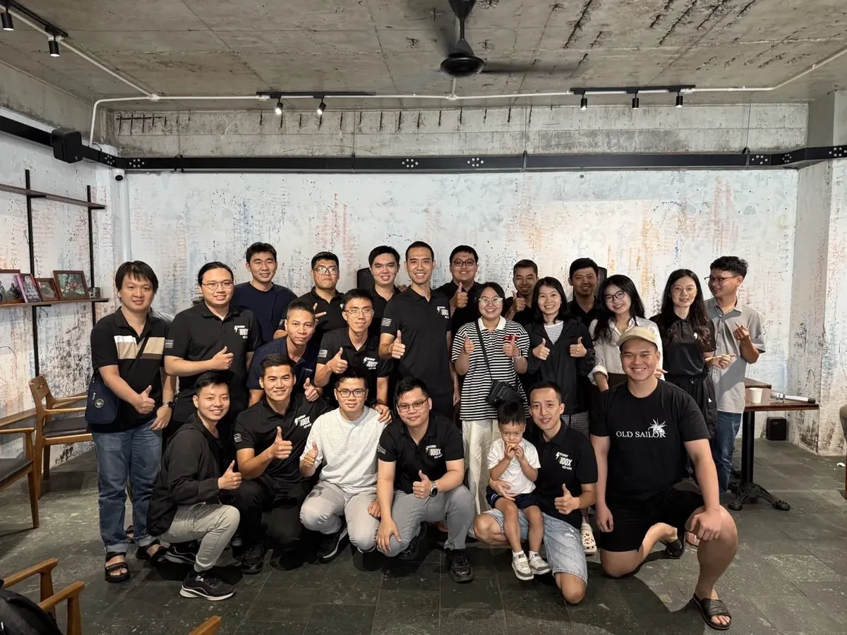Toàn cảnh hội trường sự kiện Wecommit