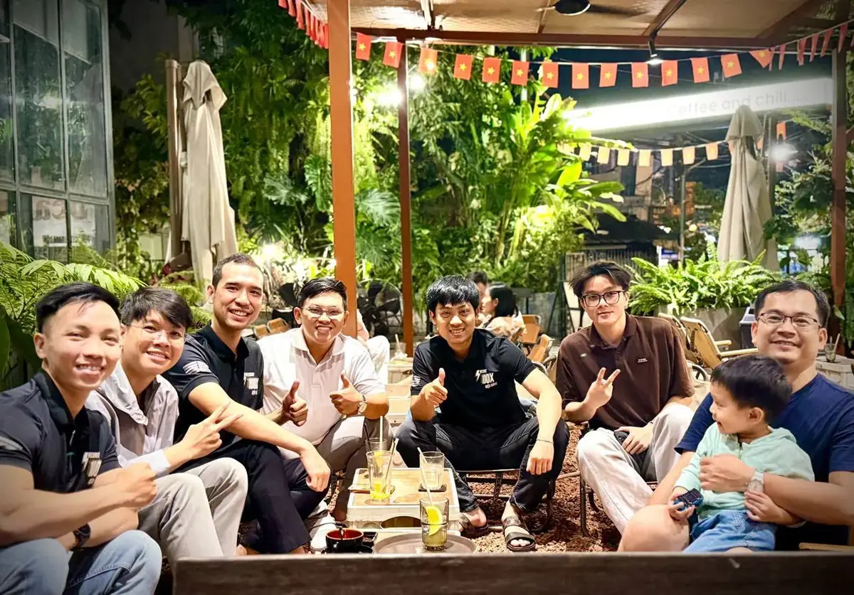 Ảnh nhóm cộng đồng Wecommit tại sự kiện
