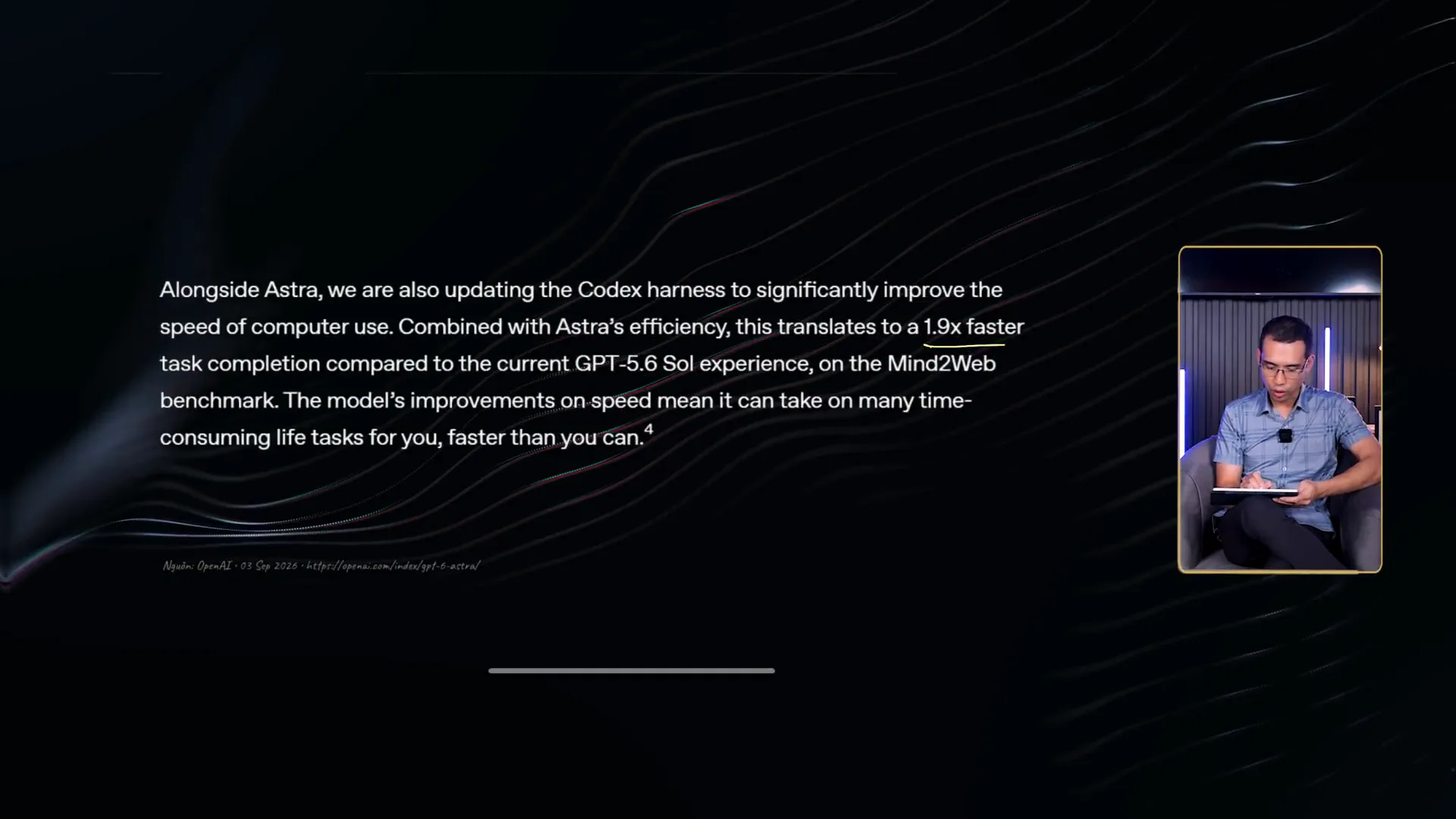 Đoạn công bố của OpenAI nói họ cũng nâng cấp Codex harness chứ không riêng model