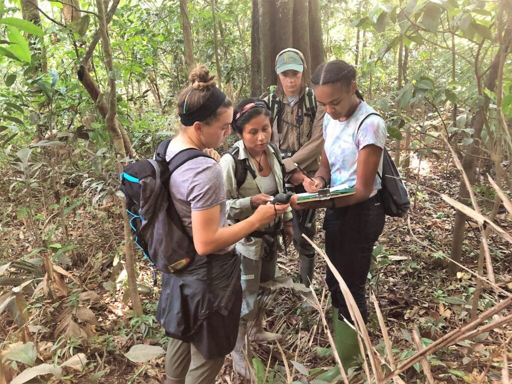 Eleven San Clemente High School students completed a 13 day Earthwatch research expedition in the Yarapa river basin of the Peruvian Amazon. Students surveyed a variety of species including river dolphins, wading and aquatic birds, macaws, fishing bats, frogs, fish and caimans. The data they collected contributes to cutting edge research by Dr. Richard Bodmer aimed at understanding climate change and wildlife in the area.