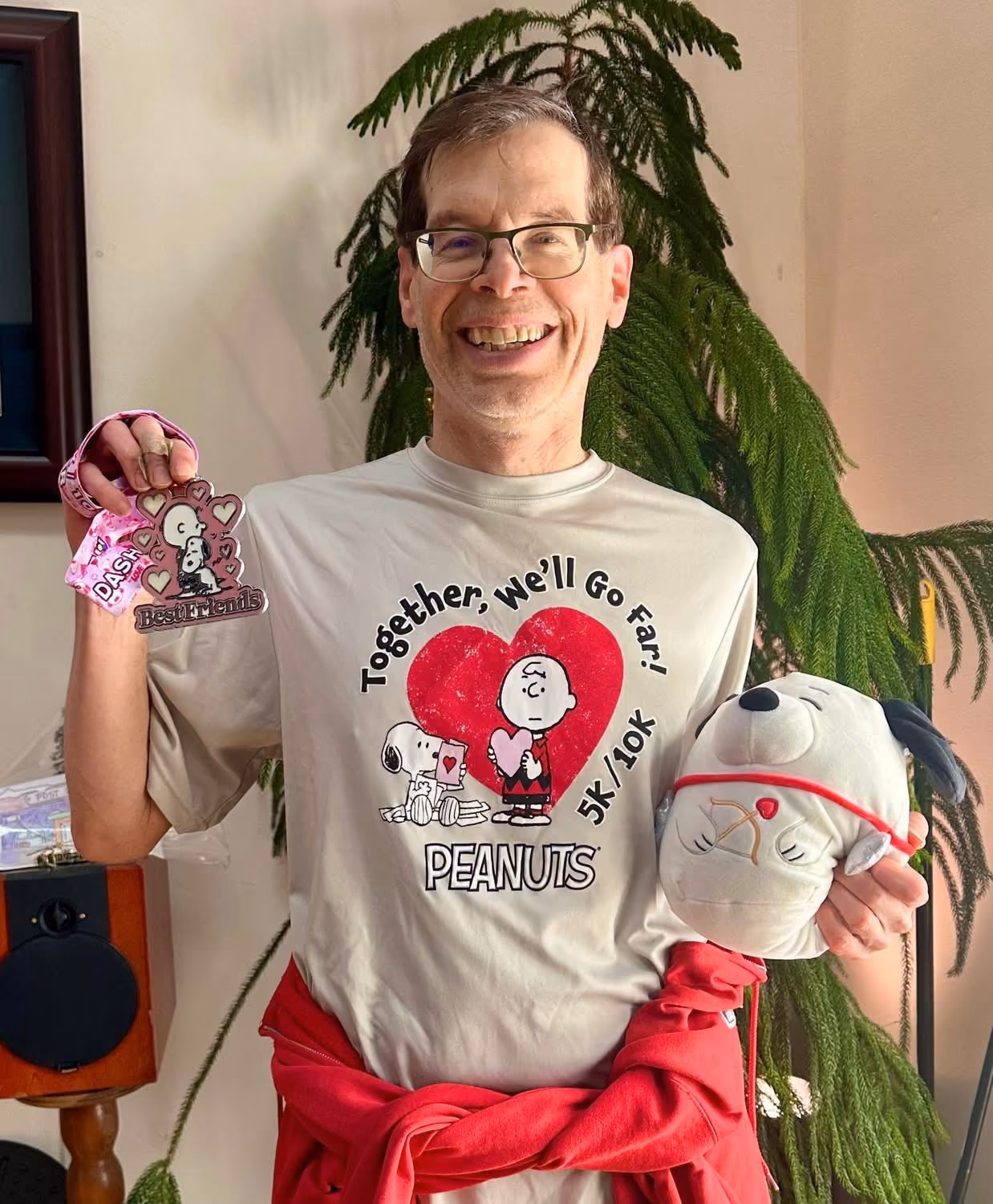 Medal Dash Snoopy Valentines run
