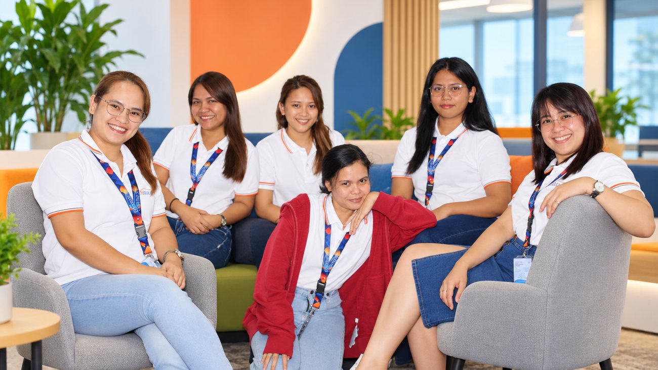 Connext team members in the Philippines office