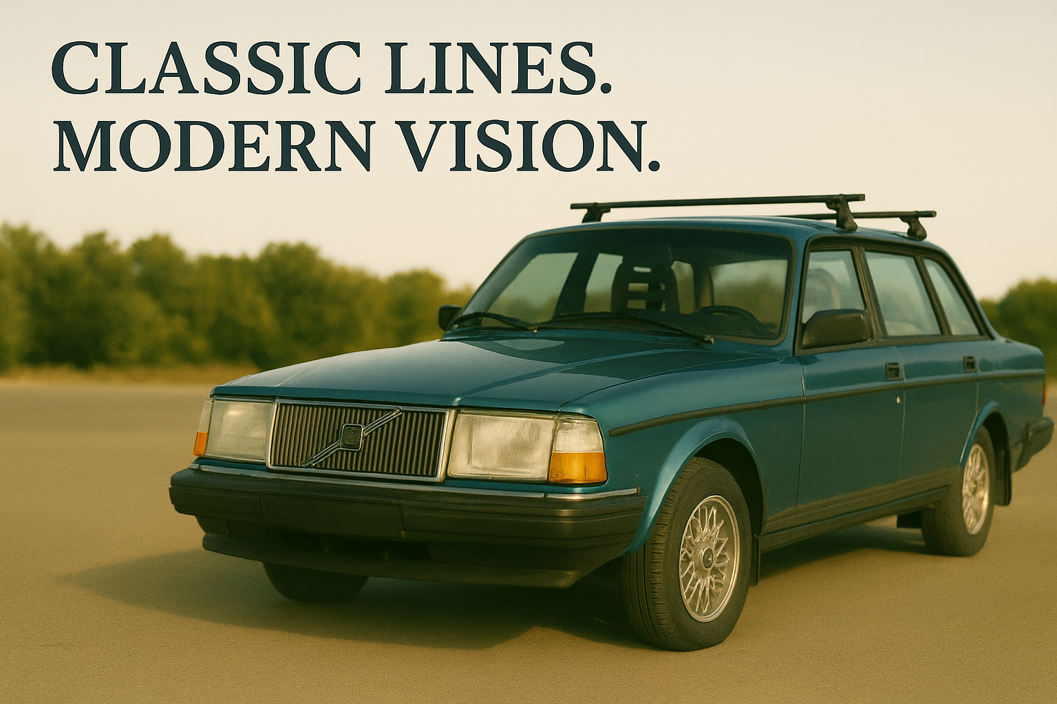 Classic Lines. Modern Vision. Hollywood North Annex, featuring Paul Ferrari's 1993 Volvo 240