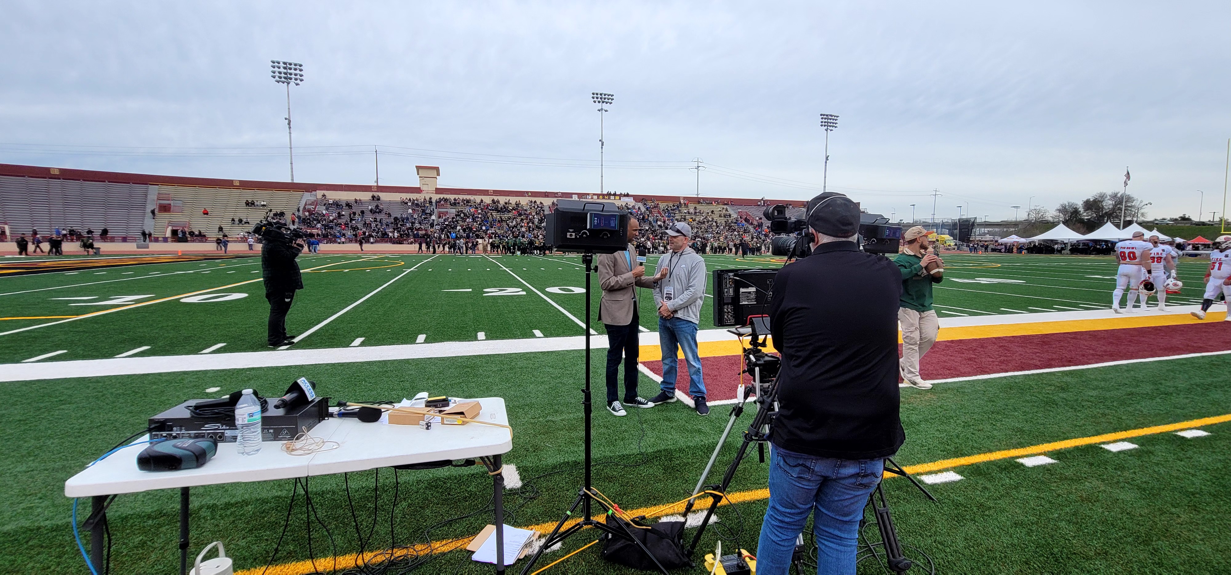 Behind the scenes of the Guns and Hoses live Access Sacramento broadcast