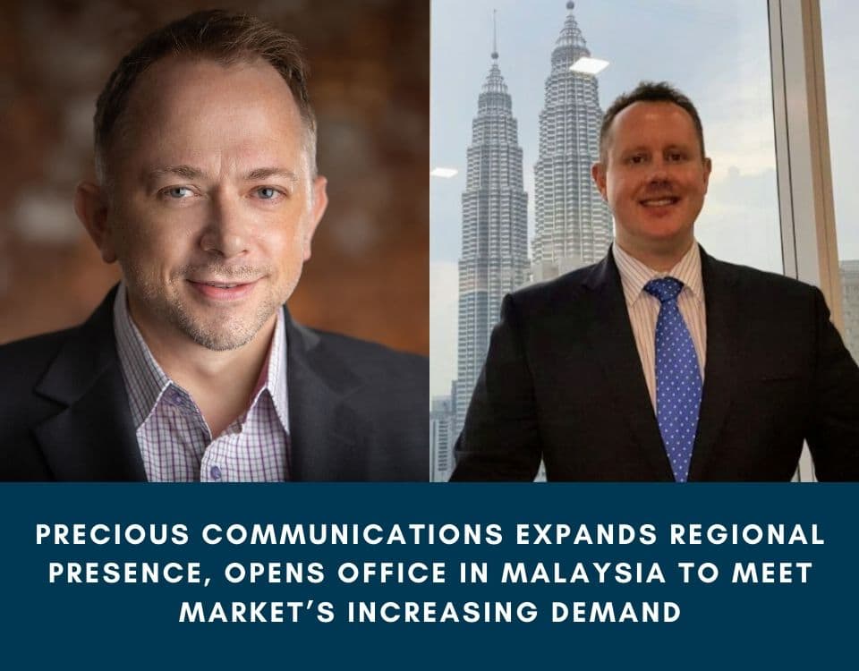 PRecious Communication's Malaysia office opening driven by strong growth indicators across Consumer, Technology and Startup sectors in the country.