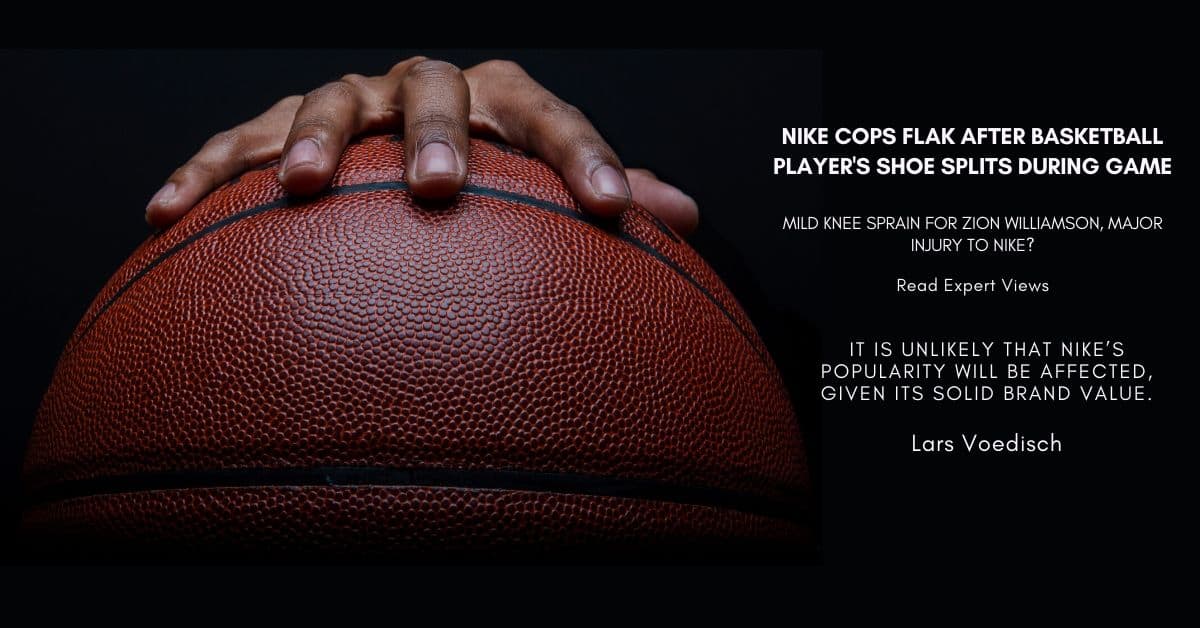 Mild knee sprain for Zion Williamson, major injury to Nike? Signing to be an exclusive merchandise supplier for a sports team, comes with an added responsibility to ensure that the products are of “exceptional quality.” Find out the extent of damage that Nike faces over this incident.