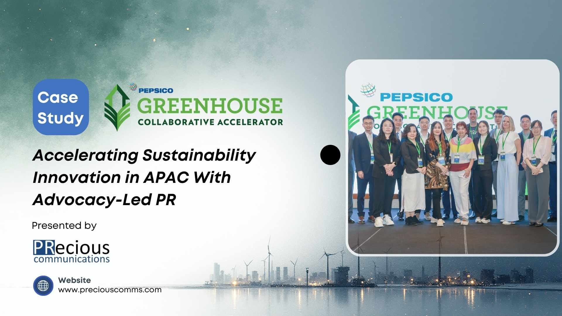 PepsiCo Greenhouse Accelerator - Accelerating Sustainability Innovation in APAC