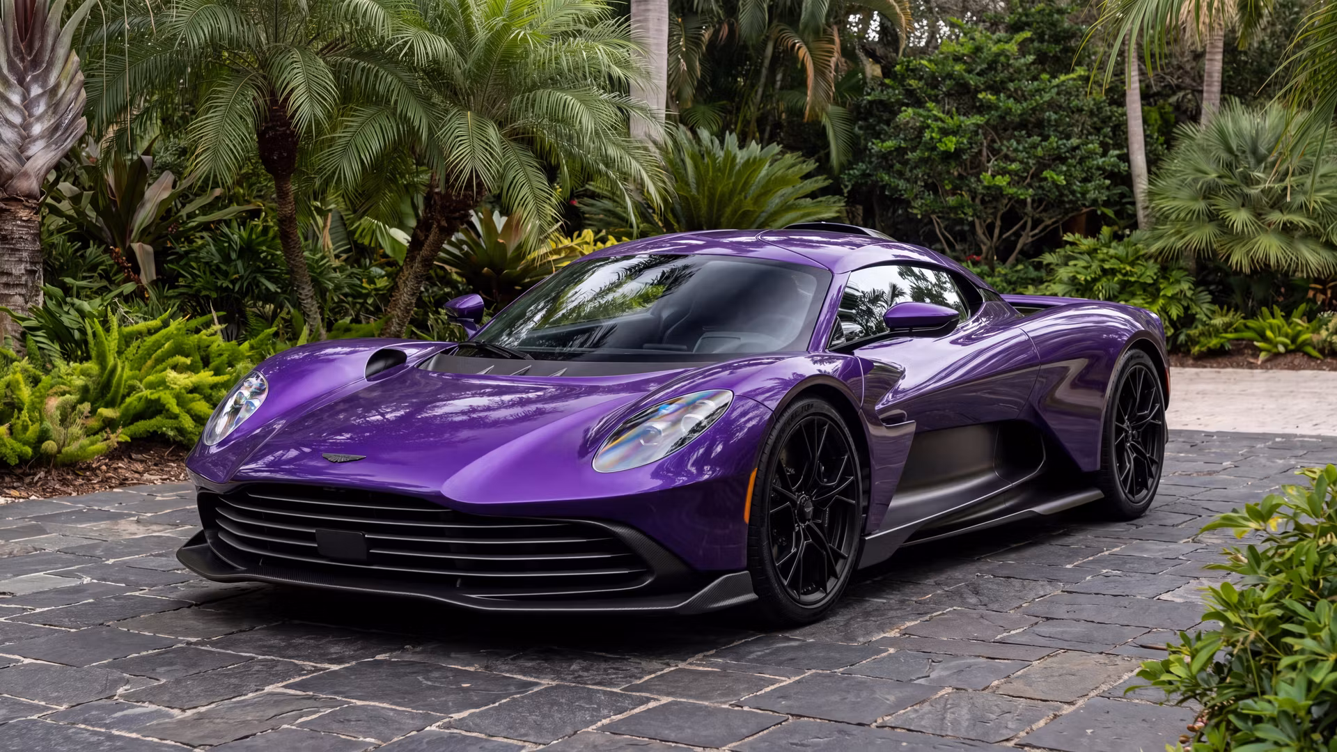 Violet-ocity Metallic colour PPF on vehicle